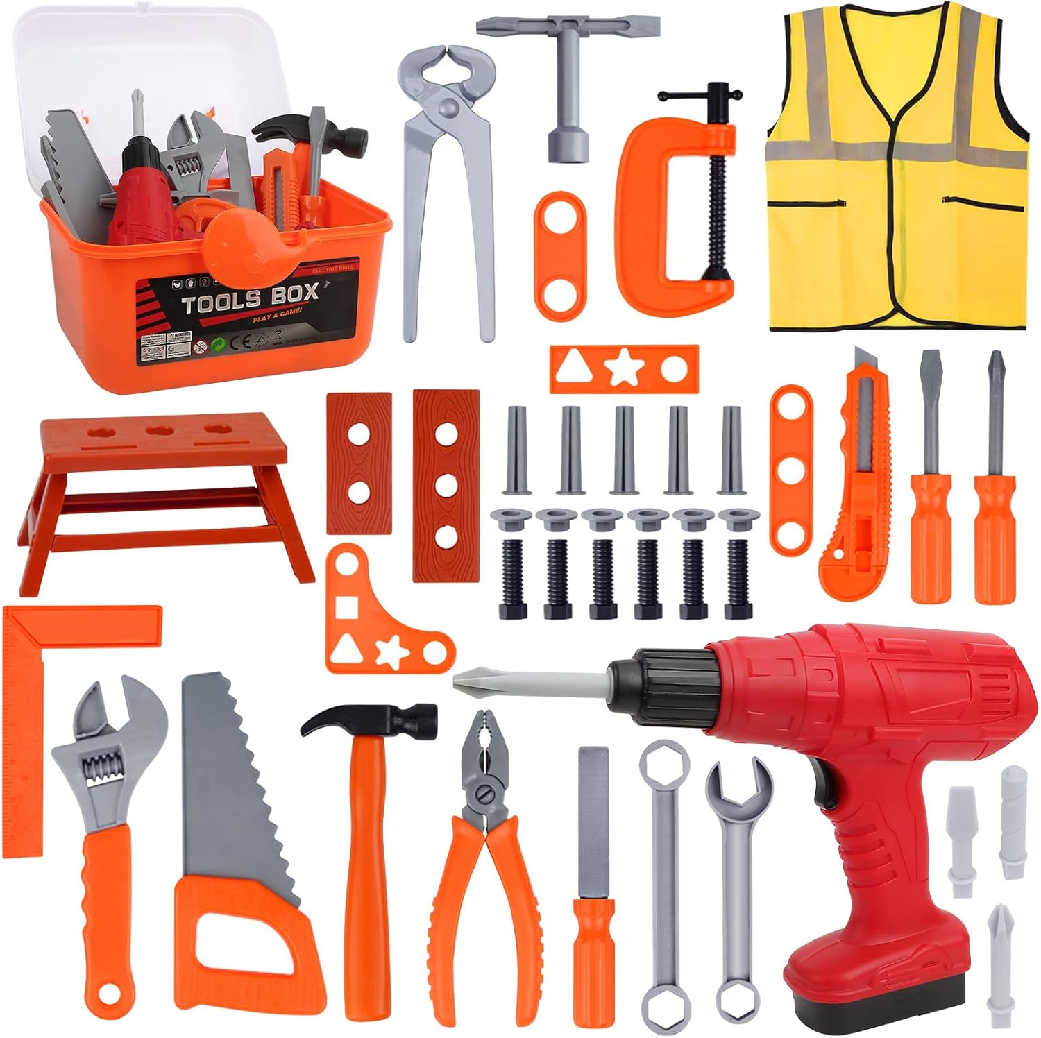 Trusa de Scule Copii 3 in 1 Kidprotect First Drill Trusa de Scule Copii 3 in 1 Kidprotect First Drill